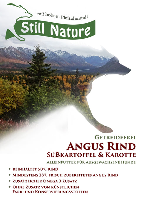 Still Nature | Angus Rind mit Süßkartoffel und Karotte