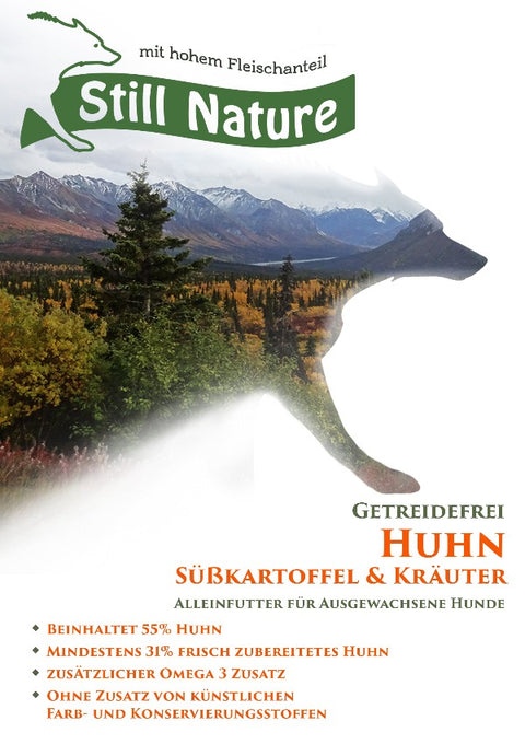 Still Nature | Huhn, Süßkartoffel und Kräuter