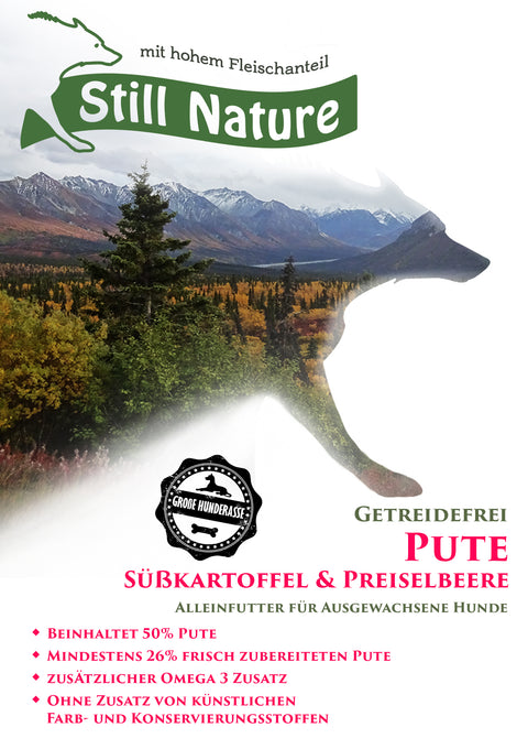 Still Nature | Pute mit Süßkartoffel und Preiselbeere | große Rassen