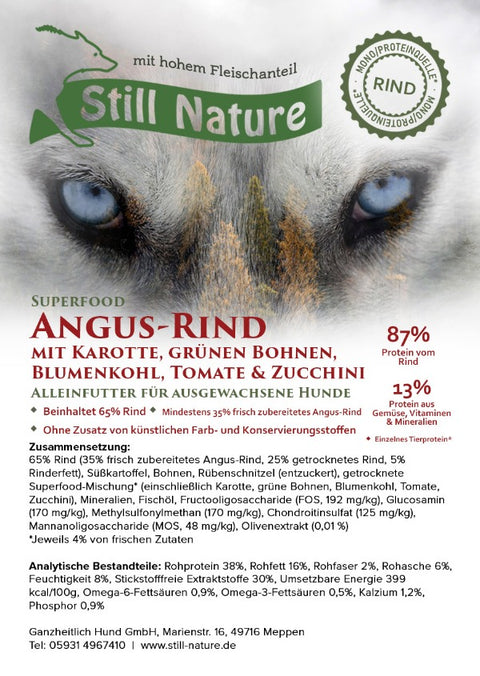 Still Nature | 65% Angus Rind mit Superfoods