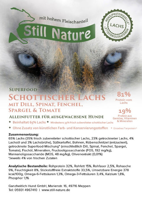 Still Nature | 65% schottischer Lachs mit Superfoods